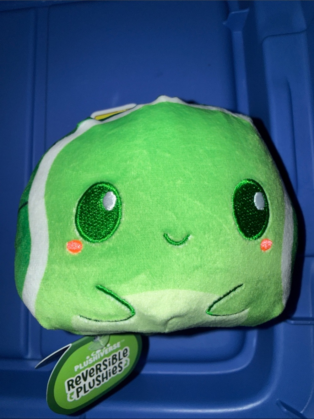 ❤️free with purchase ❤️Tee turtle Green reversible 4” Plushie stuffed animal